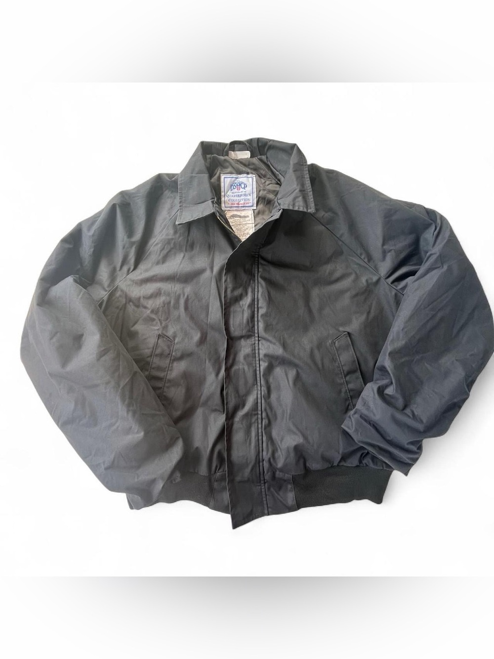 DSCP Quarterdeck Black Bomber Jacket Men’s Large Gorpcore Utility Streetwear